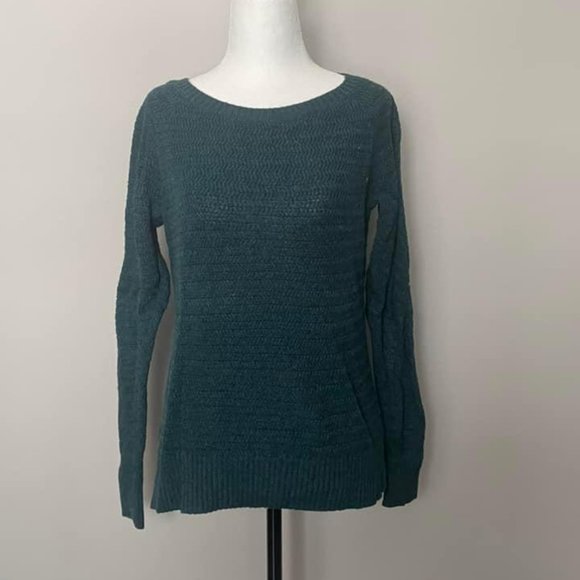 Teal Knit Sweater - Loft - Size M - Picture 1 of 1
